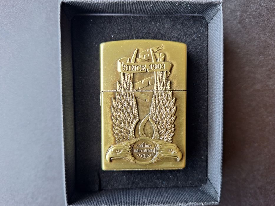 Газови метални запалки Harley Davidson (релефни)