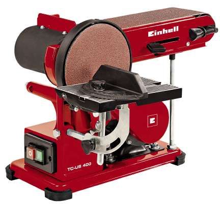 Комбиниран лентов и дисков шлайф Einhell TC-US 380 + подарък шкурка