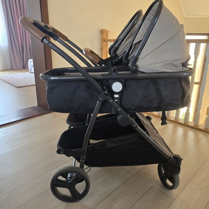 Carucior 2 in 1 pentru gemeni Chipollino