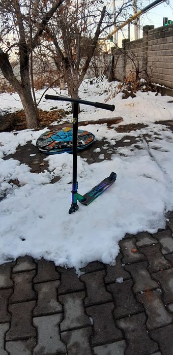 Обмен трюковой самокат фирмы BOBO