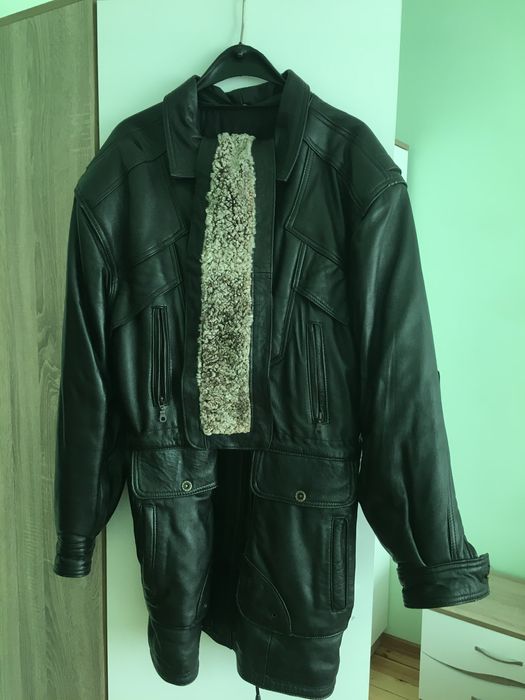 Мъжка шуба естествена кожа