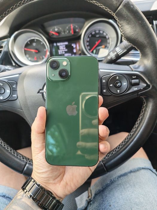 iPhone 13 Green 94% 128GB stare foarte buna totul original liber retea.