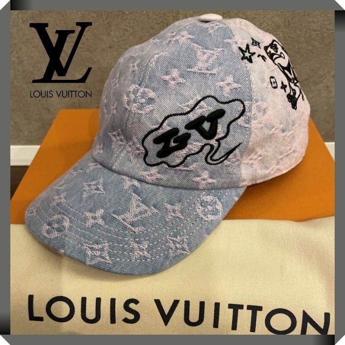 Дънкова шапка Louis Vuitton