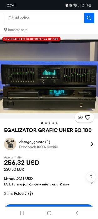 Egalizator uher eq-100