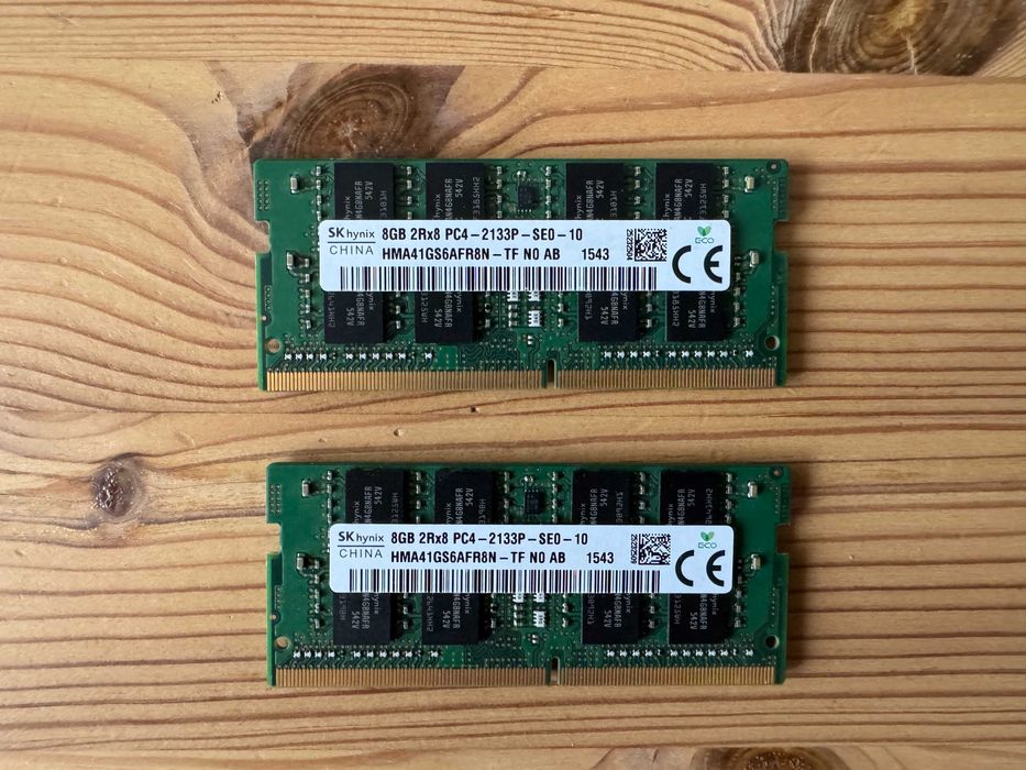 2х 8GB RAM памет за лаптоп