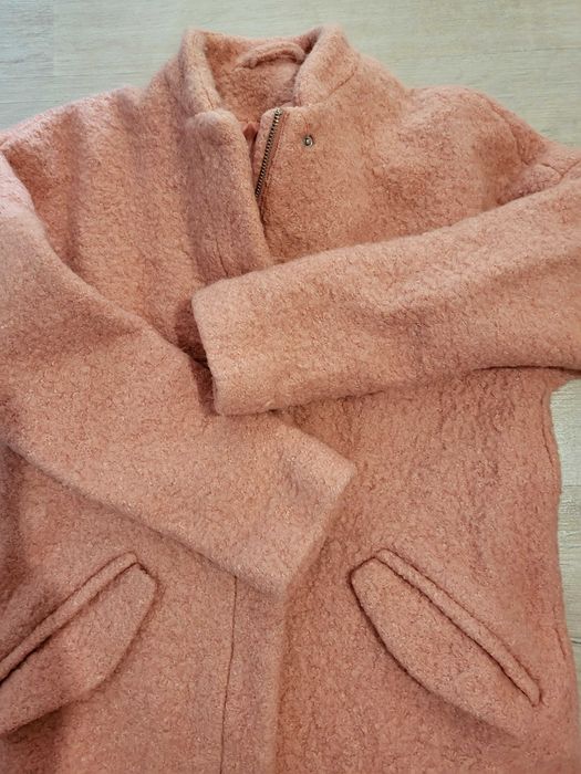 Розово  палто зимно