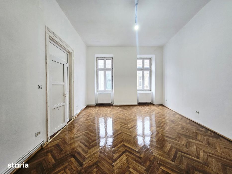 Apartament 2 camere cu centrala, 76 mp utili, etaj 1 - ultracentral — fotografia 3