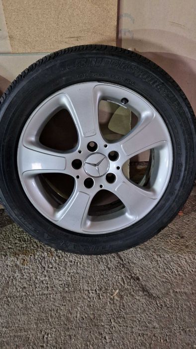 MERCEDES джанти със летни гуми 195/55/16 6J ET46 5×112 ЦО 66,6