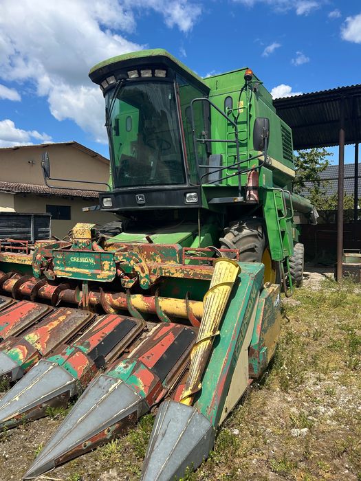 Combina John Deere 1170 + masa 5m + heder porumb 6 randuri