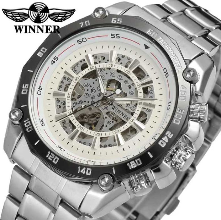 Автоматичен мъжки часовник WINNER – Web + ПОДАРЪК