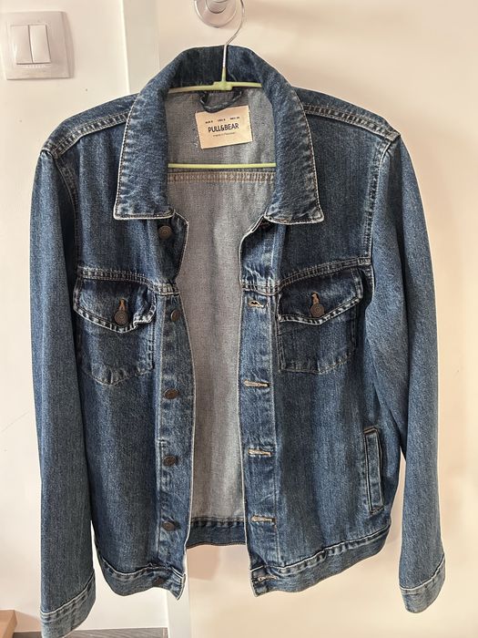 Geaca barbati blugi Pull and Bear