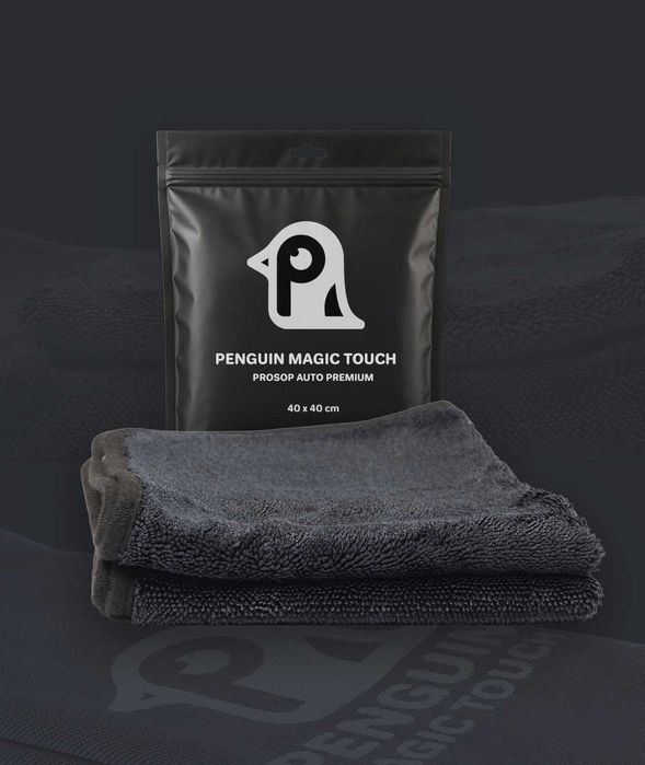 PREMIUM: Prosop Auto Microfibra Penguin Magic Touch Pachet COMBO