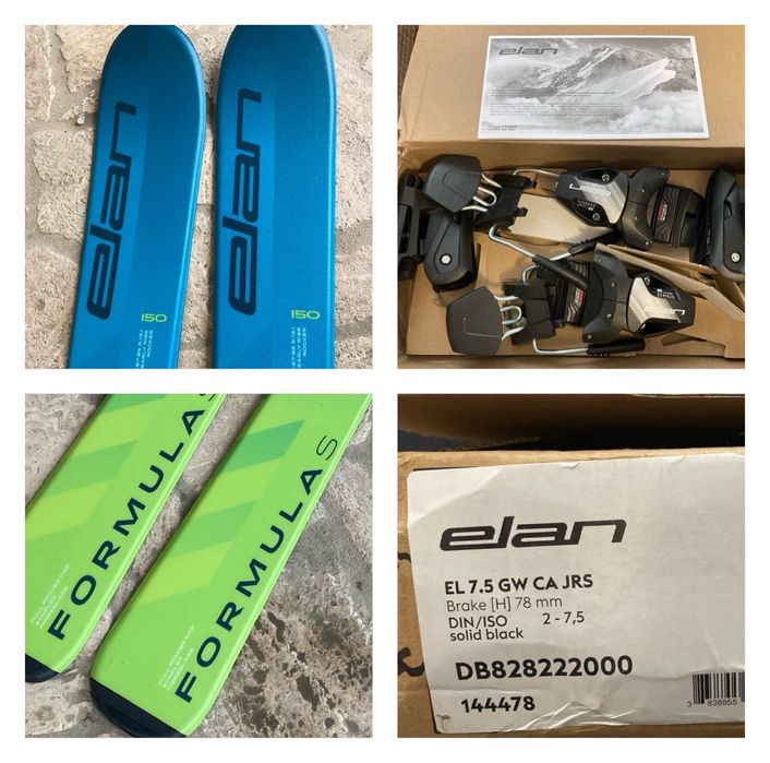 Vand skiuri Rossignol Rs(163)Elan formula S(150),Elan Element 75(152)