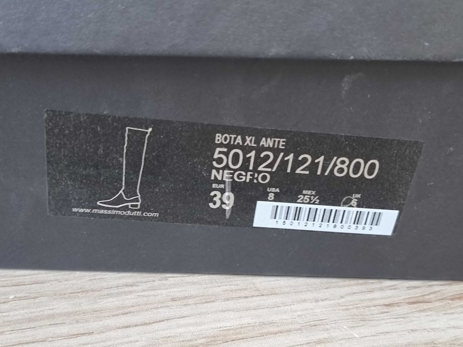 Massimo Dutti кожени ботуши/ чизми pазмер 39