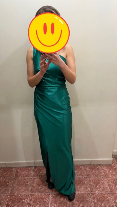 Бална рокля Глория в зелено XS