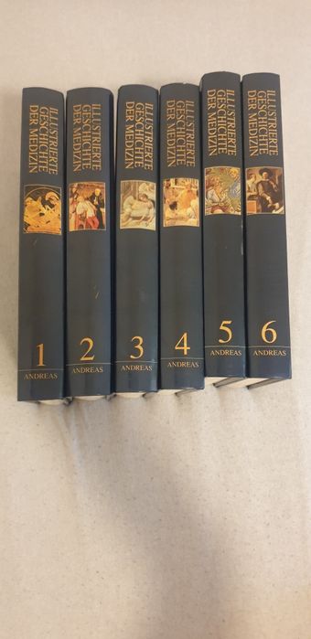 Vând set complet 6 vol  Istoria Ilustrata  a Medicinii