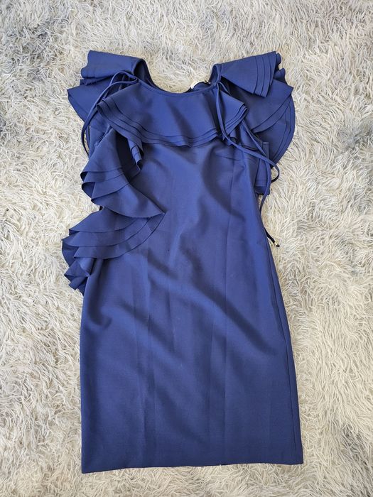 Вечерний платье синий