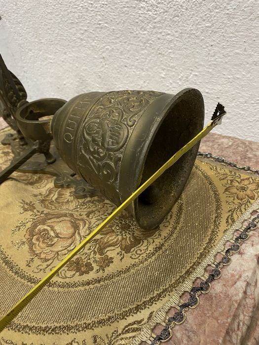 Голяма френска камбана за врата от месинг