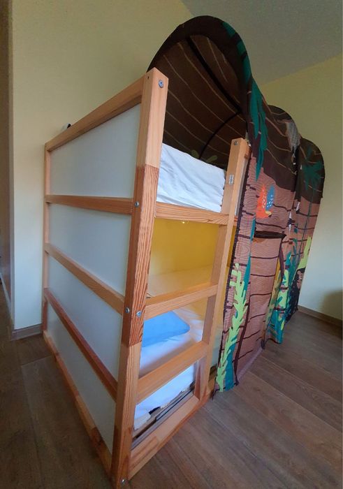 Двуетажно легло IKEA KURA