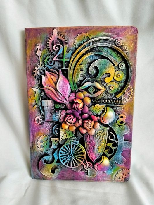 Блокноты в стиле миксмедиа