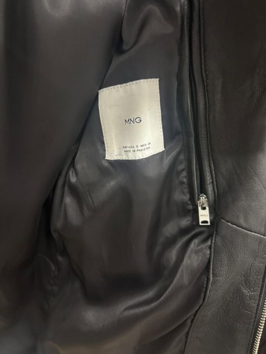 Мъжко яке 100% кожа Mango, S размер