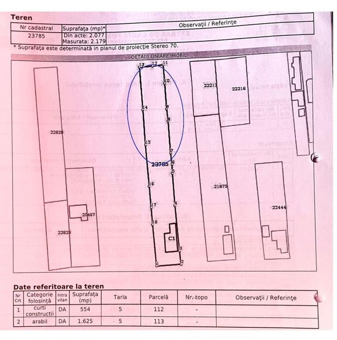 Teren intravilan Puchenii Mosneni , situat la  150 m de șoseaua DN1