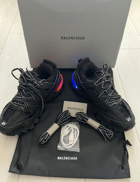 Balenciaga track led negru