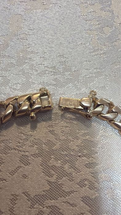 Brățară aur galben 18K, 54 g, 24 cm