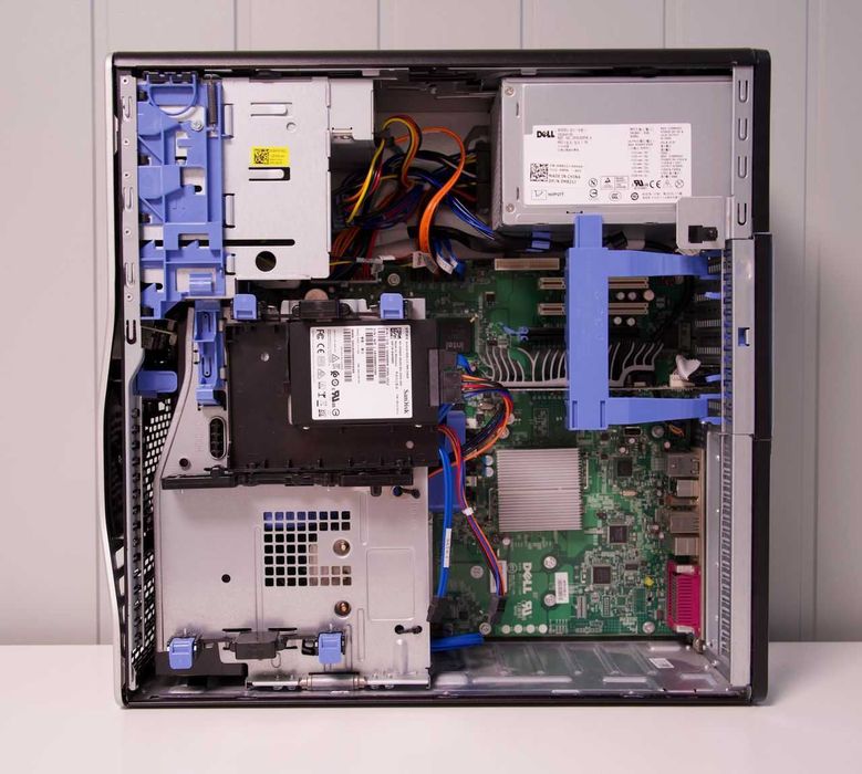 Dezmembrare Piese Sursa Alimentare - Placa de baza Server Workstation - PC Dell Precision T3500 Intel Xeon X5670 12Mb 16GB DDR3 SSD 120GB DVD