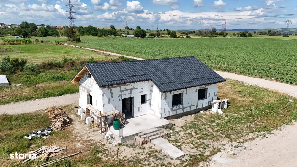Casa in constructie de vanzare, 124 mp, zona Nord