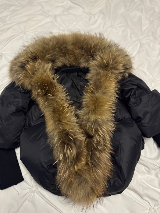 Geaca cu blana naturală