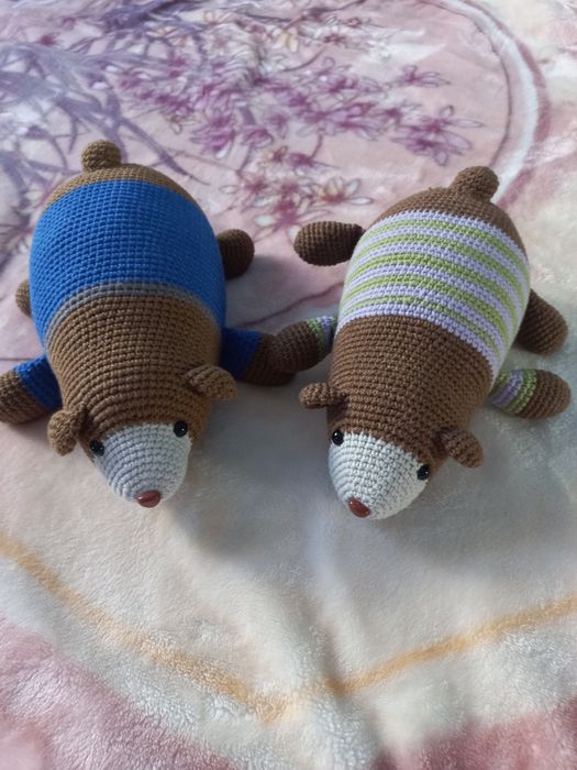 Игрушки вязаные, ручнаяработа
