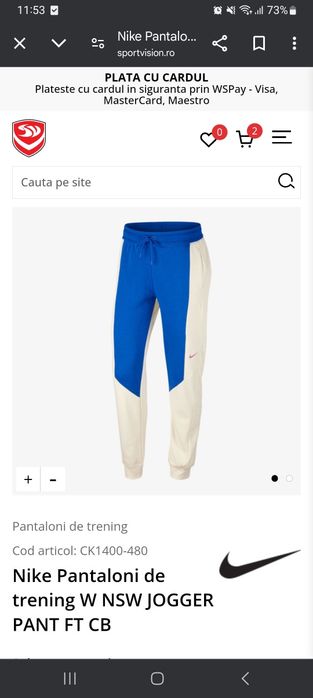 Pantaloni trening dama Nike