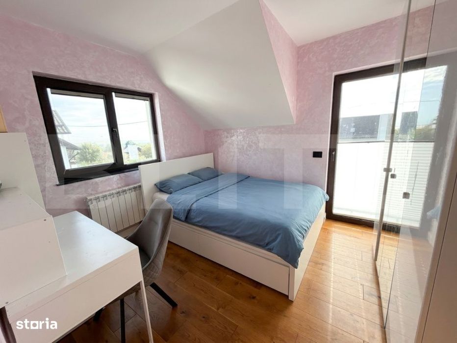 Casa moderna, cartier privat, 110 mp , 300 mp teren, Lisaura