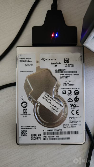 HDD 1 TB WD Blue, Seagate, TOSHIBA