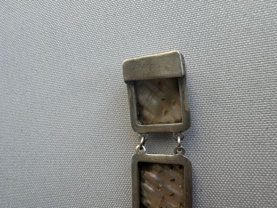 Bratara din argint si abalone