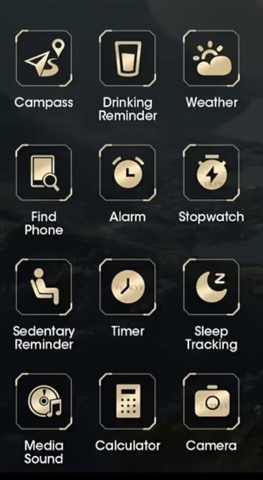 Ceas Smart Sport Negru Compatibil Android & iOS