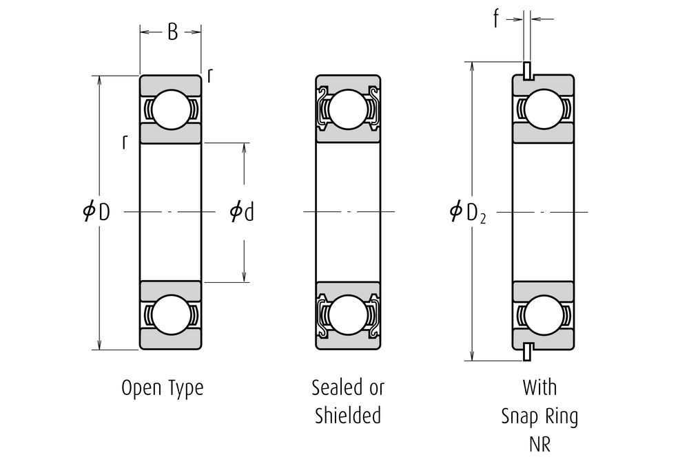 Подшипник NSK 6209ZZ