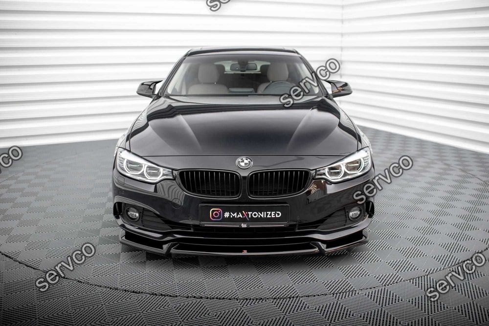 Prelungire splitter bara fata Bmw Seria 4 F36 Gran Coupe 2014-2017 v8 - Maxton Design