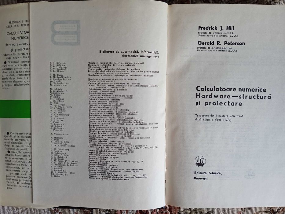 Calculatoare numerice hardware - structura si proiectare