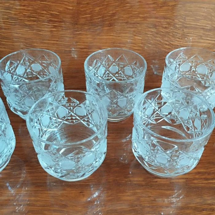 Набор хрустальных стаканов СССР