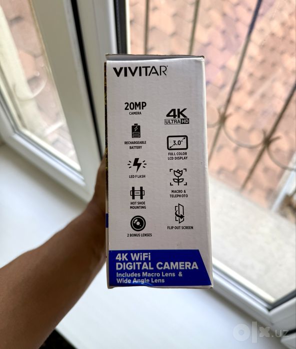 Vivitar 4K Wi-Fi Digital Camera 20MP | Новая | Привезена из США