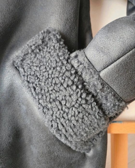 Cojoc lung Only imitatie de piele