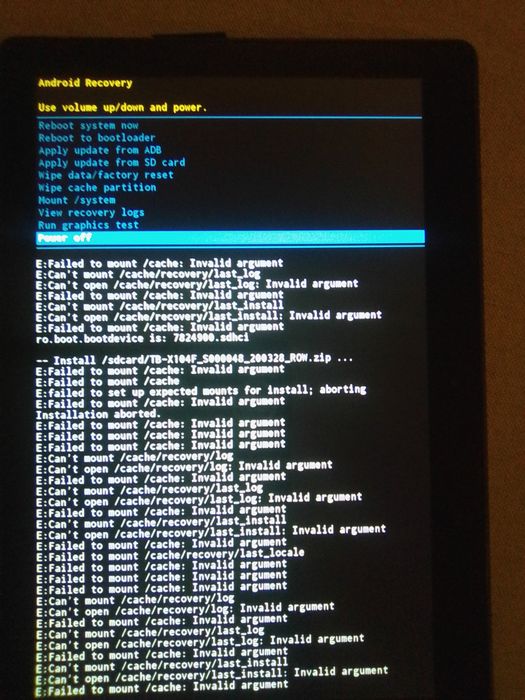 Таблет Lenovo TB-X104F за резервни части