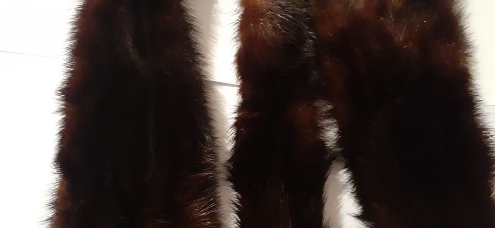 Guler din blana de nurca/nutrie