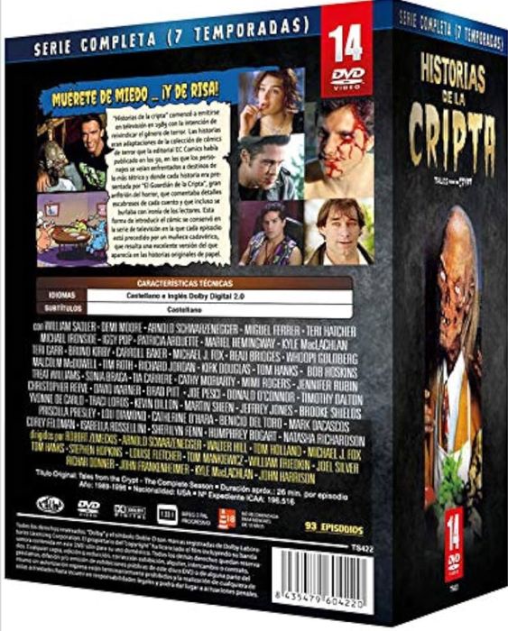 Film Serial Tales from the Crypt Complete Collection DVD BoxSet