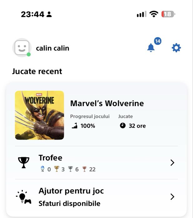 Joc Wolverine PS5 impecabil