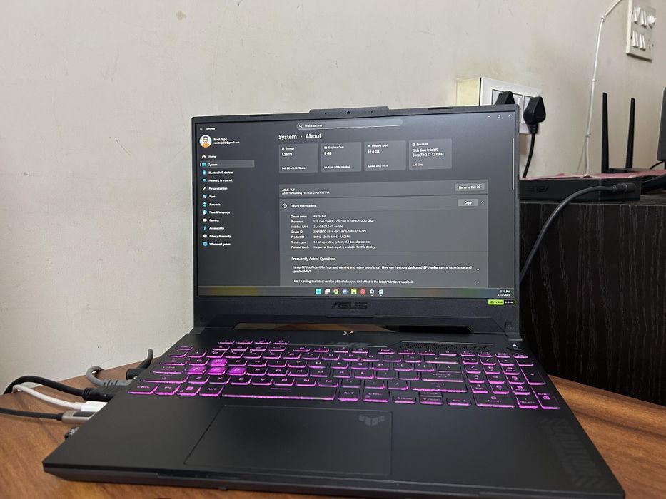 Asus Tuf F15 RTX 4060