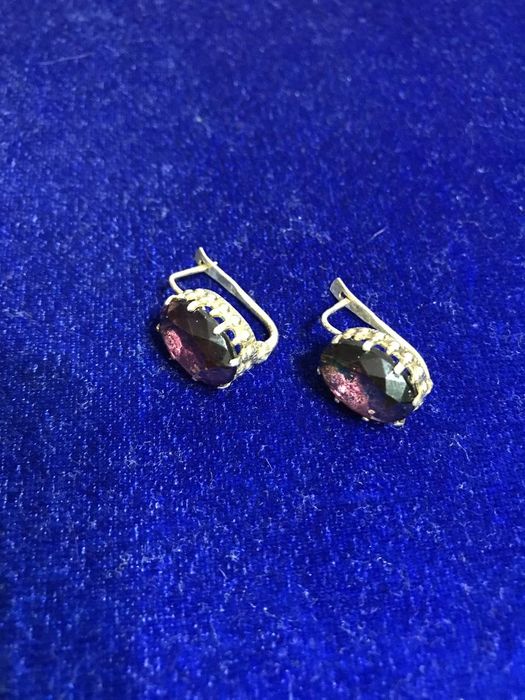 Серьги серебро 875и 925пробы.смотрите все фото