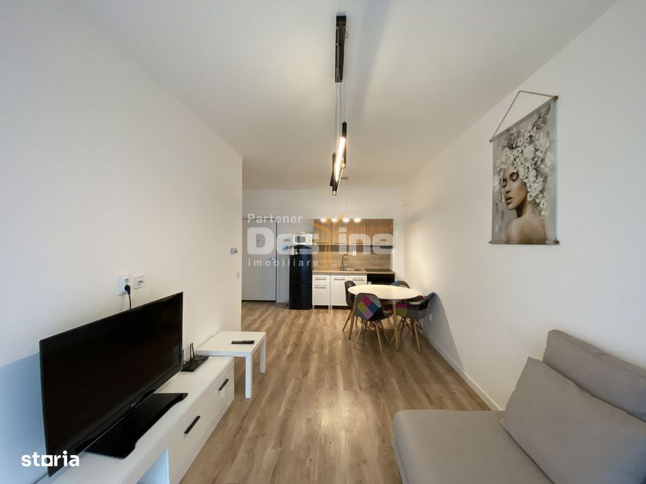 Studio la  etaj intermediar, cu balcon si parcare subterana, situat in